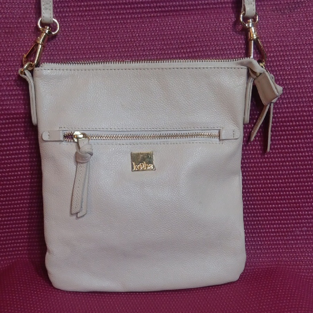 Kooba Cream Crossbody Bag